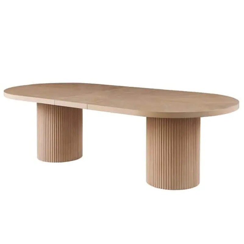 Table à Manger Ovale en Bois
